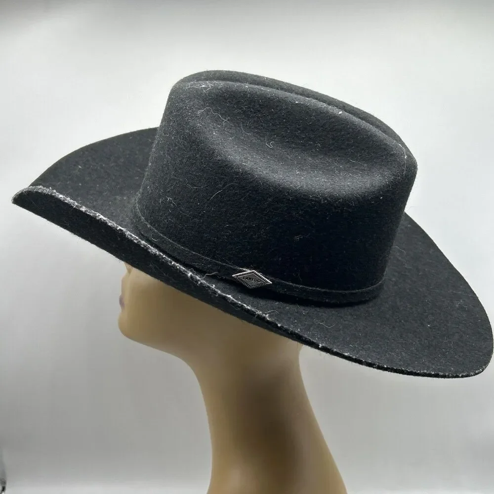 Laredo Hat Youth Felt Cowboy Black Rodeo Western MX Hecho En Mexico‎